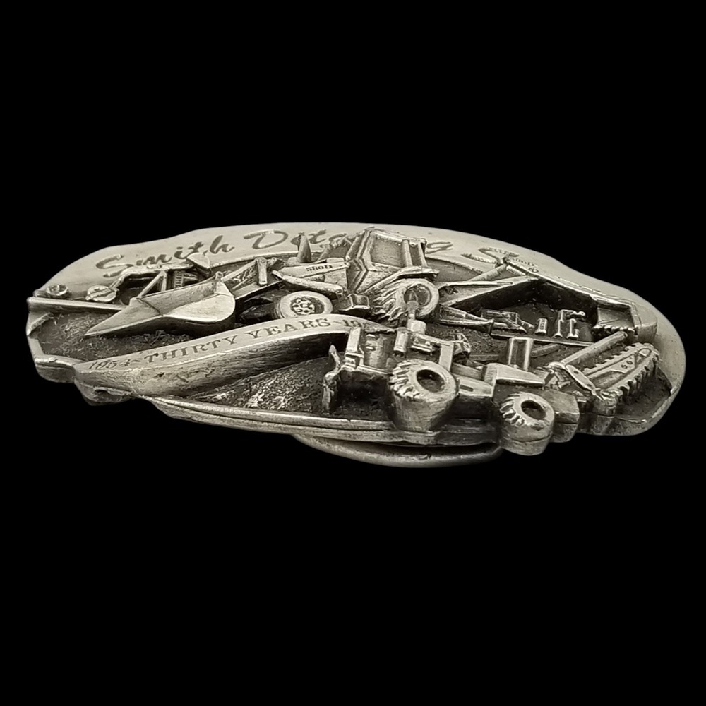 Smith Ditching Service Belt Buckle 1984 Siskiyou Greensburg Kansas - Picture 4 of 9